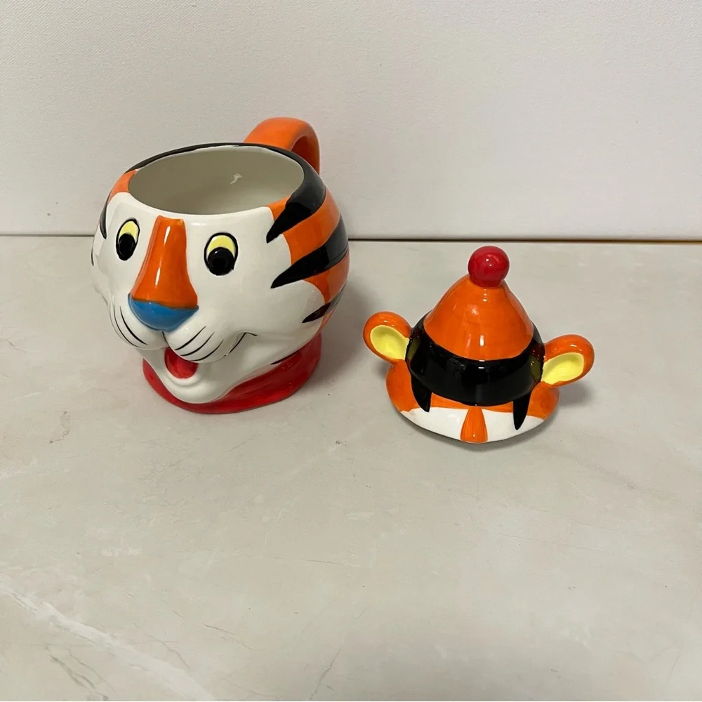 Kellogg’s Tony The Tiger Sugar Bowl Dish Ceramic